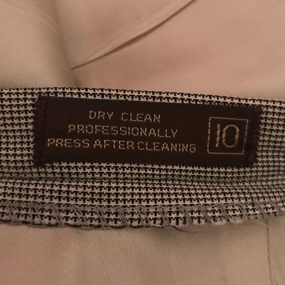 VINTAGE BLACK & WHITE HOUNDSTOOTH by CRICKETEER SIZE 10 MADE IN USA - Picture 7 of 8